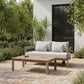 Newport - Water Resistant Fabric 65" Upholstered Outdoor Patio Loveseat