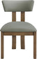 Lavrin - Vegan Leather Upholstered Dining Side Chair (Set of 2) - Walnut Base