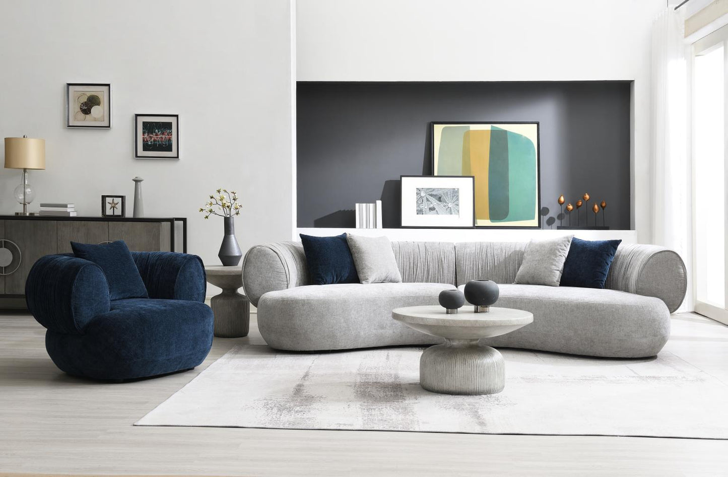 U307 - Accent Chair - Blue