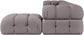 Orin - Fabric Velvet 5 Piece Modular Sectional