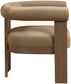 Arienzo - Performance Fabric Upholstered Accent Chair - Walnut Base