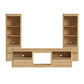 Rosalie - 3 Piece Entertainment Unit With 82" TV Console