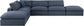 Comfy - 6 Piece Linen Modular Sectional