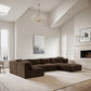 Shaggy - 6 Piece Modular U-Shaped Sectional