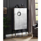 Yoela - Wine Cabinet - Leather & Aluminum