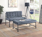 Brantley - Bench - Gray Velvet & Sandy Gray