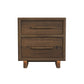 Brisbane - Nightstand With USBC And LED - Brown