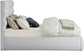 Adam - Linen Fabric Bed With 52" Headboard