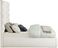 Adam - Linen Fabric Bed With 70.5" Headboard