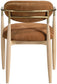 Riccio - Fabric Dining Arm Chair (Set of 2) - Natural Frame