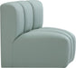 Arc - Faux Leather Curved Corner Chair