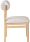 Roundhill - Fabric Dining Chair (Set of 2) - Natural Frame