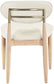 Riccio - Faux Leather Dining Side Chair (Set of 2) - Natural Frame