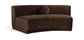 Avra - Velvet Performance Fabric Upholstered Armless Sofa