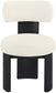 Atelier - Vegan Leather Upholstered Dining Chair (Set of 2) - Black Frame