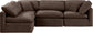 Indulge - Velvet 4 Piece Modular Sectional