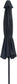 Fiji - Patio Umbrella With Black Pole