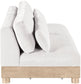 Turin - Chenille Fabric Upholstered Modular Sectional - White