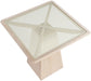 Atrium - Glass Top And Wood Base Dining Table