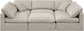 Indulge - Linen 6 Piece Modular Sectional