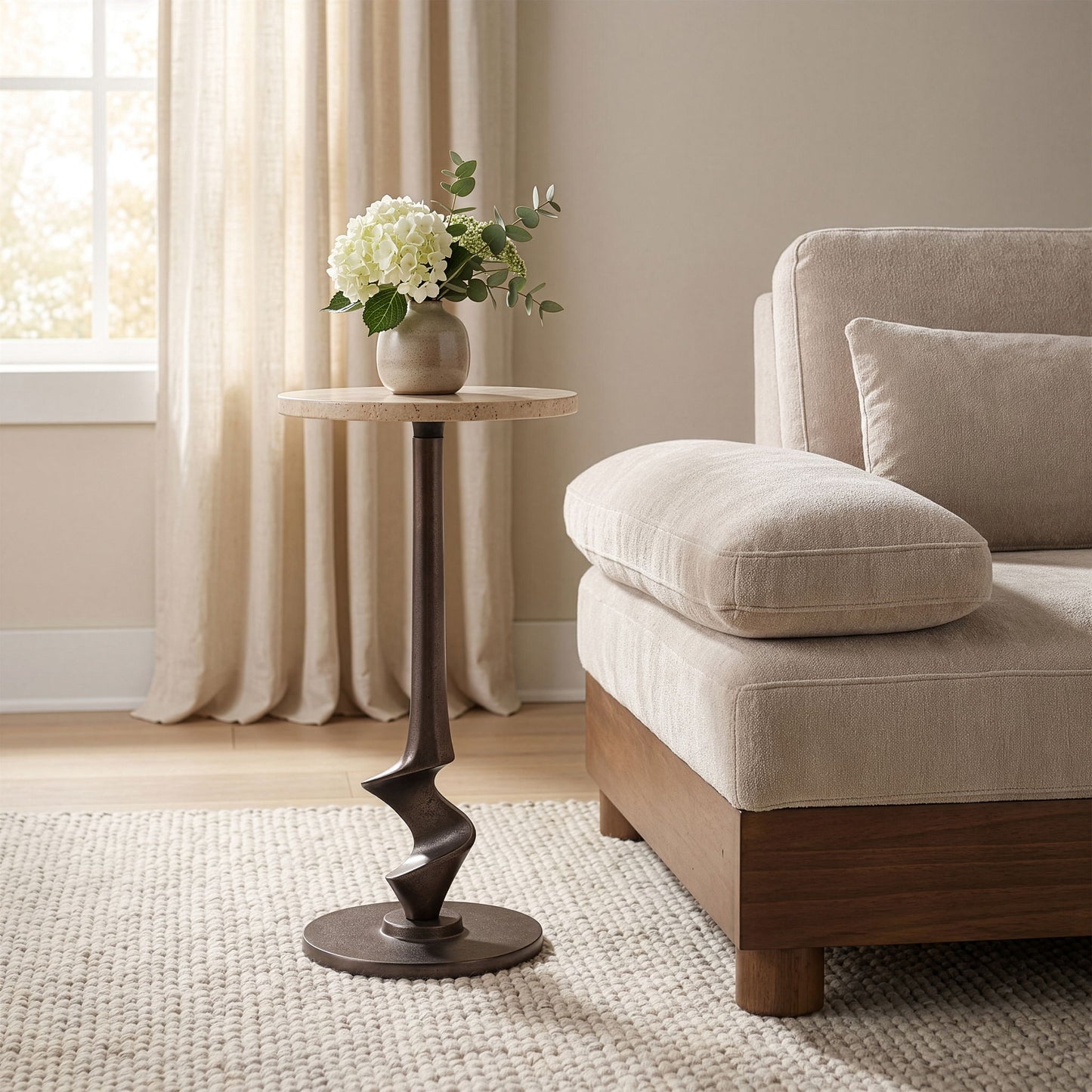 Oxira - Aluminum End / Side Table