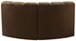 Arc - Velvet 2 Piece Modular Sofa