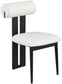 Dario - Faux Leather Dining Chair With Black Frame (Set of 2)