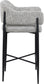 Dame - Fabric Upholstered Counter Stool (Set of 2)