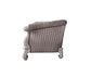 Versailles - Sofa With 7 Pillows - Ivory Fabric & Bone White