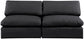 Comfy - Faux Leather Modular Armless Sofa 2 Seats