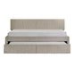 Arden - Twin Daybed With Trundle - Corduroy Beige
