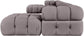 Orin - 7 Piece Modular Sectional (3 Modular Chairs, 2 Corner Chairs & 2 Ottomans)