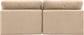 Comfy - Velvet Modular Armless Sofa 2 Seats