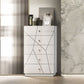 Esther - Chest - White / Silver