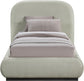 Vaughn - Chenille Bed With Black Base