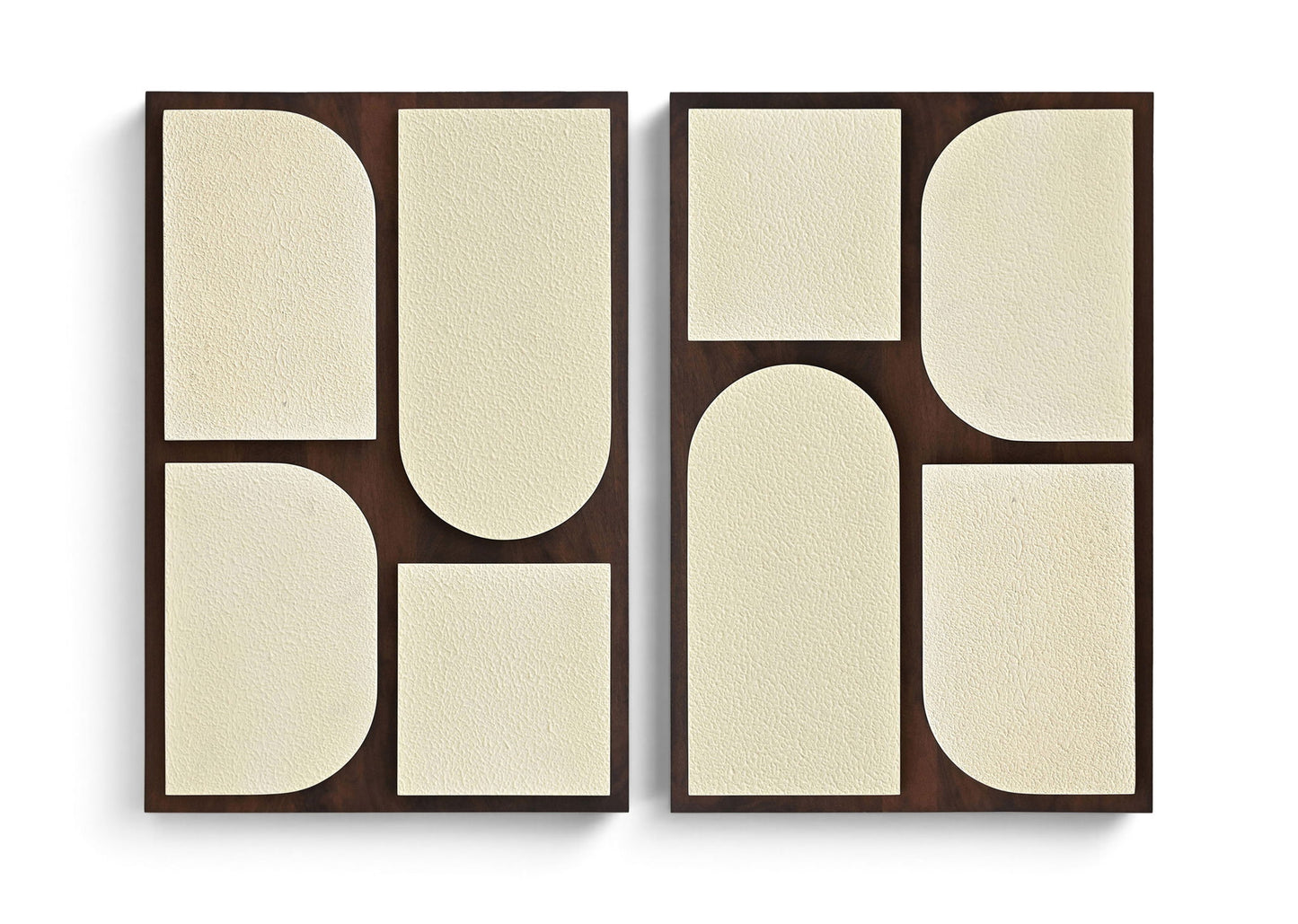 Icon - Mango Wood 2 Piece Wall Art