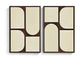 Icon - Mango Wood 2 Piece Wall Art