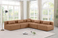Cube - 5 Piece Modular Corner Armless Sectional