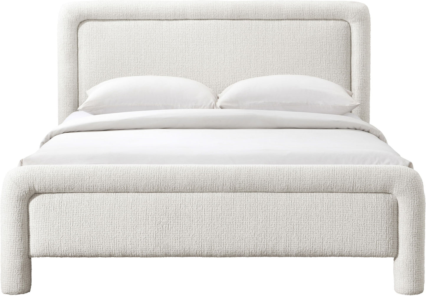 Baylor - Fabric With Interwoven Chenille Upholstered Bed