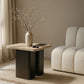 Ravenna - Genuine Travertine Top And Oak Wood Base Table