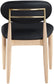 Riccio - Faux Leather Dining Side Chair (Set of 2) - Natural Frame