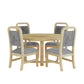 Ridgemont - 5 Piece Standard Height Dining Set (Round Table And Four Chairs) - Natural