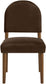 Varinelle - Velvet Dining Chair (Set of 2) - Walnut Frame