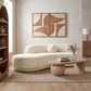 Avra - 86" Velvet Performance Fabric Upholstered Sofa
