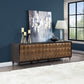 Diya - Console Cabinet - Forged Bronze & Espresso