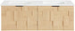 Leonardo - Engineered Stone And Solid Wood 24" Wall Mounted Bathroom Vanity