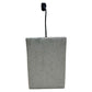 Fullar - Modular Console With Wireless Charger - Light Gary Chenille