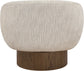 Avella - Interwoven Fabric Swivel Accent Chair