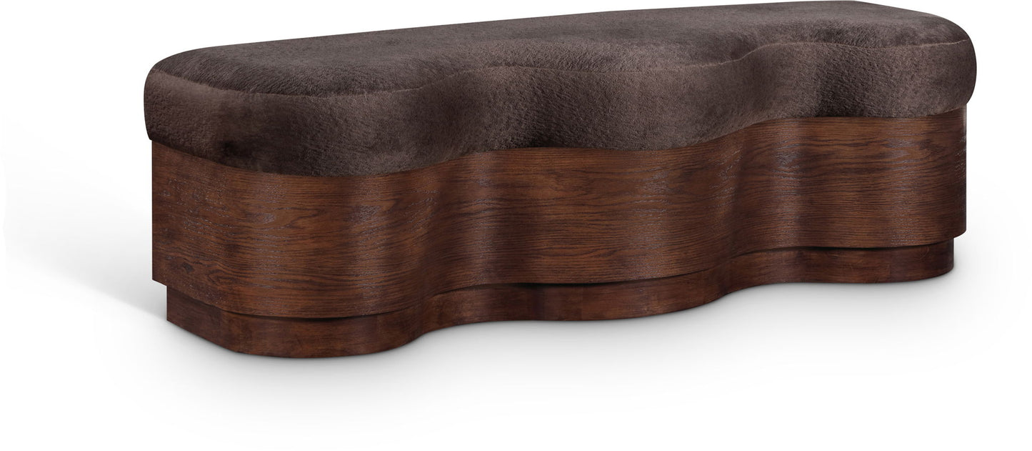 Savoy - Bench With Brown Base