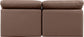 Indulge - Faux Leather 2 Seat Modular Armless Sofa
